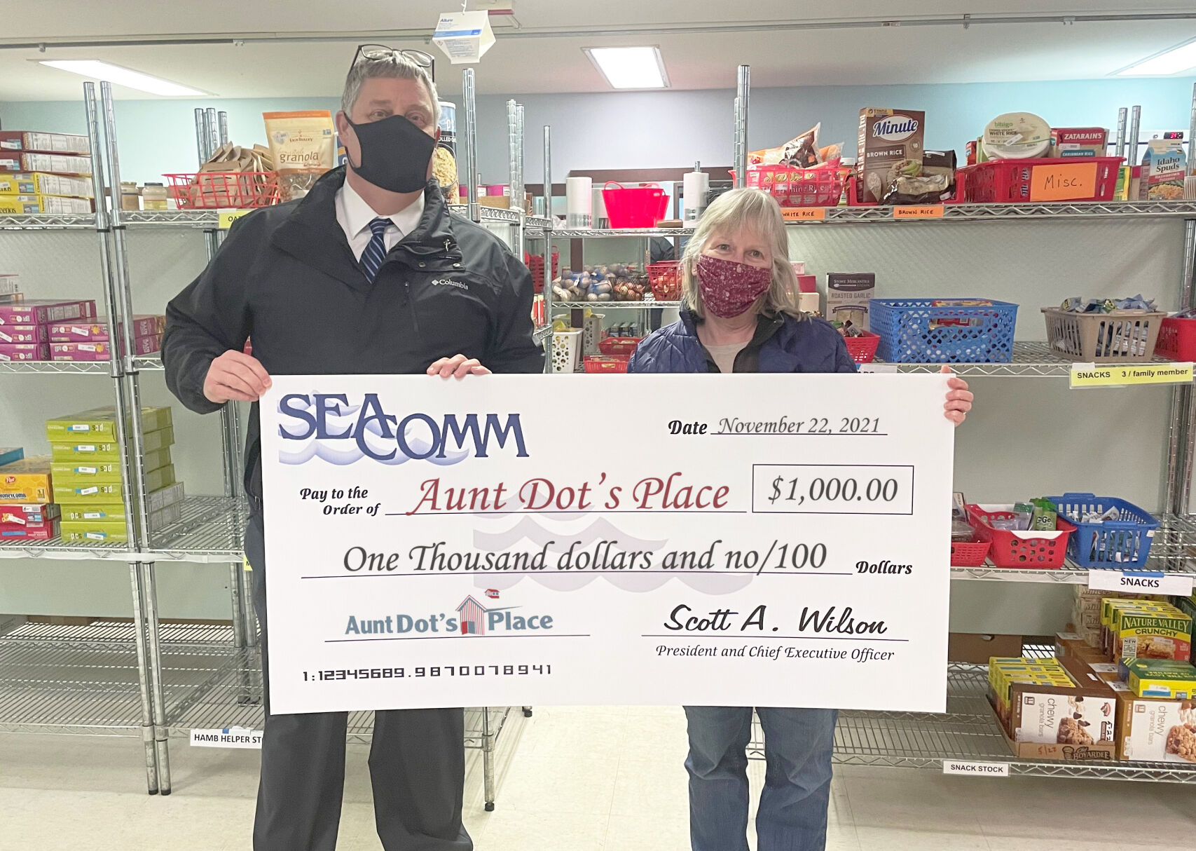 SeaComm Supports Aunt Dot's Place